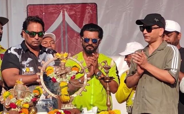 Ganesh Acharya, Sagar Das & Deepak Dobriyal At The MFCL Opening Event