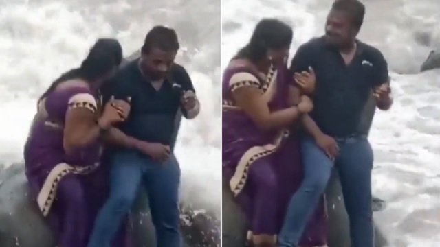 “Tragedy Strikes: Woman Swept Away in Front of Family While Taking Photos at Mumbai’s Bandra Bandstand”