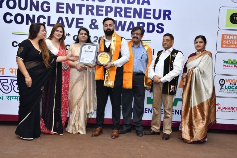 Digital Puneet Awarded as The Rising India Young Entrepreneur Awards 2023