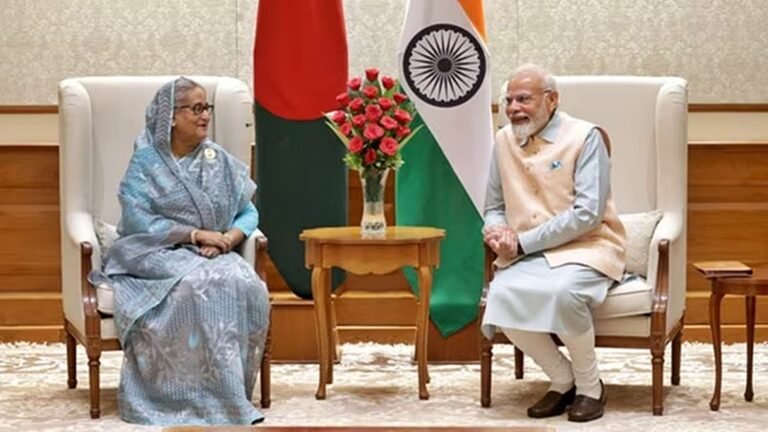 "Indian PM Modi Congratulates Sheikh Hasina on Fourth Term Win in Bangladesh Elections"
