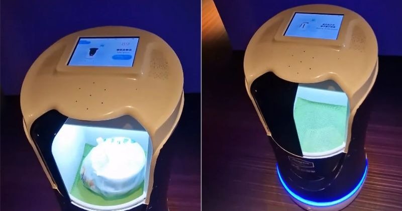 "Innovative Robot Delivers Food to Travel Vlogger's Hotel Room in China, Amazes Internet"