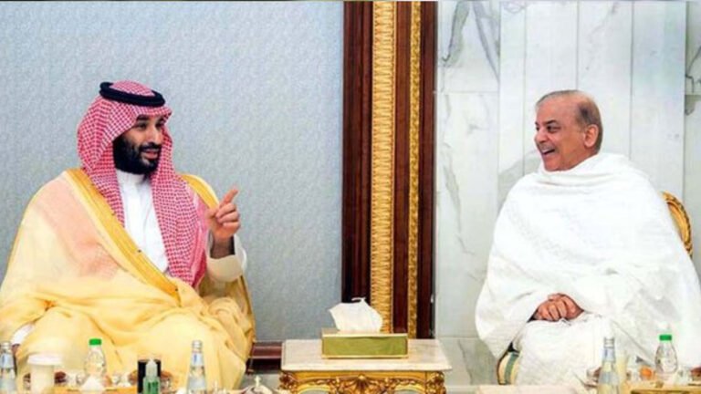 Pakistan PM Shehbaz Sharif Meets Saudi Crown Prince, Discusses Kashmir Issue