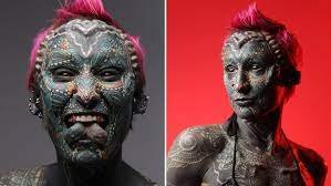 US Army Veteran Breaks World Record with 99.98% of Body Tattooed and Modified