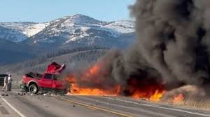 Seven Dead, Eight Injured in Fiery Collision Between Tour Van and Pickup Truck Near Yellowstone National Park