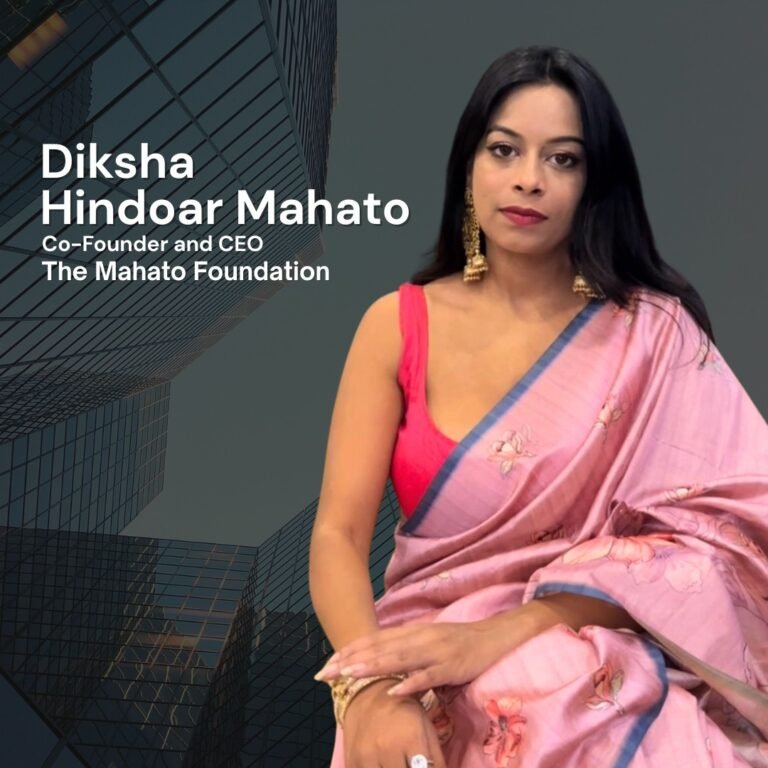 Discover the inspiring journey of Diksha Hindoar Mahato and the Mahato Foundation, transforming lives in Jharkhand through education, healthcare, organic farming, and women empowerment.